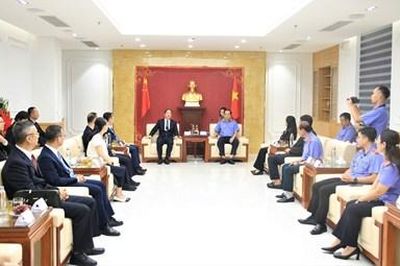 Đoàn đại biểu VKSND Trung Quốc thăm, làm việc tại TP Quảng Ninh