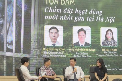 Hà Nội chiếm gần một nửa số gấu nuôi nhốt cả nước