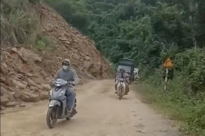 Đã thông xe Quốc lộ 16 qua xã Trung Sơn