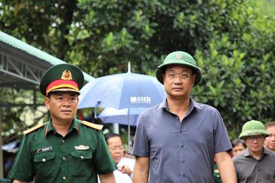 Bí thư Thành ủy Lê Ngọc Quang kiểm tra thực địa công tác phòng, chống thiên tai tại xã Tây Giang