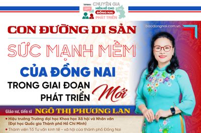[Tuyến Megastory] Chuyên gia hiến kế cho Đồng Nai phát triển: Con đường di sản - sức mạnh mềm của Đồng Nai trong giai đoạn phát triển mới