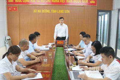 Trung tâm Phục vụ hành chính công tỉnh làm việc với trung tâm phục vụ hành chính công các xã: Na Dương, Lộc Bình