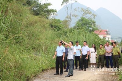 Kiểm tra tình hình thực hiện Đề án phát triển du lịch cộng đồng Quỳnh Sơn, Hữu Liên và khảo sát việc thực hiện Nghị quyết 19 của HĐND tỉnh