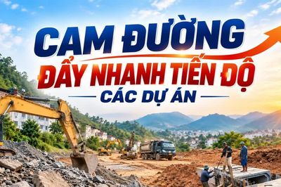Cam Đường đẩy nhanh tiến độ các dự án