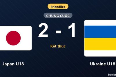 Japan U18 đánh bại Ukraine U18 trong trận giao hữu quốc tế