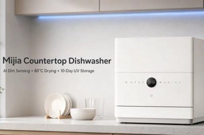 Máy rửa chén Xiaomi Mijia Smart Countertop 5-Set: Rửa thông minh bằng AI và sấy nóng 80°C