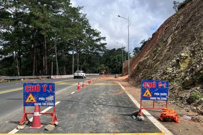 Lâm Đồng công bố tình huống khẩn cấp thiên tai do sạt lở nghiêm trọng trên đèo Prenn