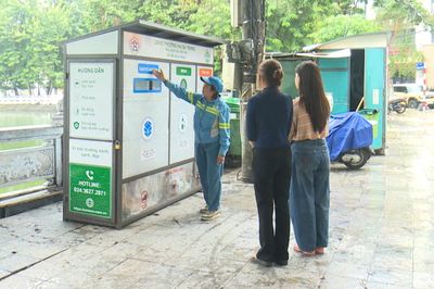 Triển khai 100 điểm phân loại, thu hồi vật liệu tái chế