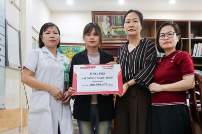 Bé gái dân tộc Nùng được bạn đọc giúp đỡ hơn 100 triệu đồng sau tai nạn