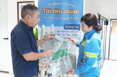 Hà Nội thí điểm túi tiêu chuẩn, quản lý theo lượng rác