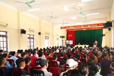 Xã Thiên Lộc: Dồn lực cho công tác giải phóng mặt bằng dự án trọng điểm