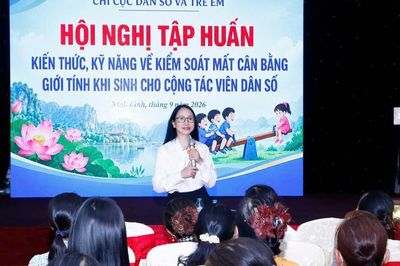 Ninh Bình nâng cao năng lực cho cộng tác viên dân số trong kiểm soát mất cân bằng giới tính khi sinh