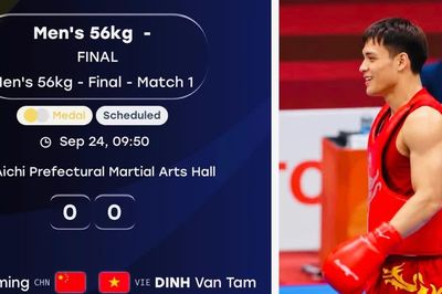 ASIAD ngày 24-9: Quán quân Phạm Quang Huy xuất trận, Đinh Văn Tâm tranh Huy chương Vàng với võ sỹ Trung Quốc