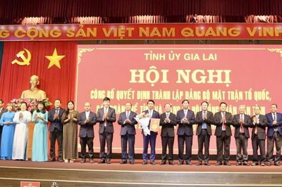 Gia Lai: Thành lập Đảng bộ Mặt trận Tổ quốc, các đoàn thể tỉnh và Đảng bộ HĐND tỉnh