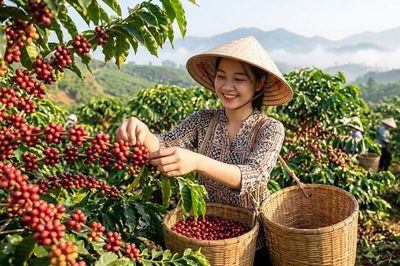 Giá cà phê hôm nay 24.9.2026 đồng loạt giảm 1.000 đồng/kg