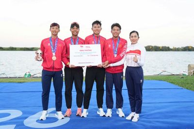 Rowing Việt Nam bội thu HCĐ tại ASIAD 2026