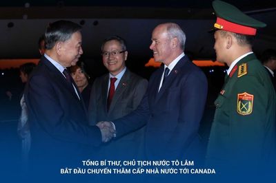 Tổng Bí thư, Chủ tịch nước Tô Lâm bắt đầu chuyến thăm cấp Nhà nước tới Canada