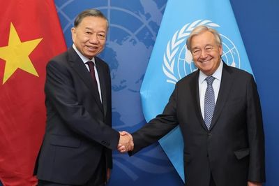 Tổng Bí thư, Chủ tịch nước Tô Lâm gặp Tổng Thư ký Liên hợp quốc António Guterres