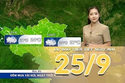 [Video] Dự báo thời tiết đêm nay và ngày mai 25/9/2026: Mưa lớn tiếp diễn tại Trung Bộ, cục bộ có nơi mưa rất to