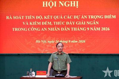 Bảo đảm tiến độ các dự án trọng điểm trong Công an nhân dân
