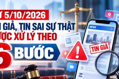 Từ 5/10, tin giả, tin sai sự thật được xử lý theo 6 bước