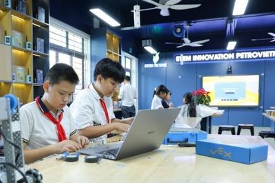 [Chùm ảnh] Trường PETROVIETNAM - Phong Thổ: Không gian sáng tạo mới sẵn sàng chào đón học sinh