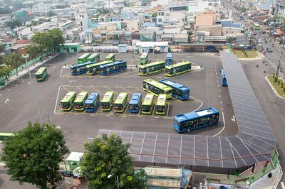 Diện mạo mới bến xe buýt ở cửa ngõ phía Nam TPHCM