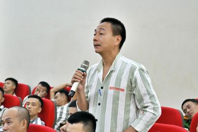 Trang bị kiến thức pháp luật, tái hòa nhập cho phạm nhân Trại giam Nam Hà