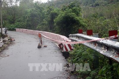 Mưa lớn gây sạt lở nhiều nơi ở Gia Lai
