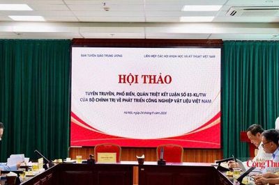 Thúc đẩy phát triển công nghiệp vật liệu, nâng cao năng lực tự chủ