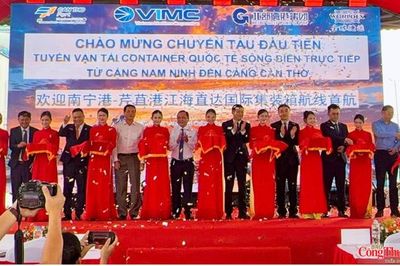 Cần Thơ mở tuyến vận tải container kết nối Tây Nam Trung Quốc