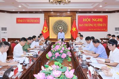 Ban Thường vụ Tỉnh ủy thống nhất nhiều chủ trương quan trọng tạo nền tảng cho giai đoạn phát triển mới của tỉnh
