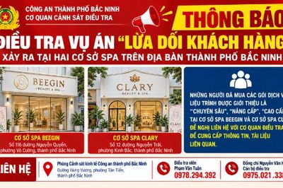 Bắc Ninh: Khởi tố chủ 2 spa lừa dối khách hàng ở phường Kinh Bắc và Võ Cường