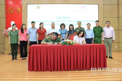 Chi nhánh Ngân hàng Chính sách xã hội tỉnh và Công an tỉnh ký kết kế hoạch phối hợp