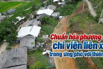 Chuẩn hóa phương án chi viện liên xã trong ứng phó với thiên tai