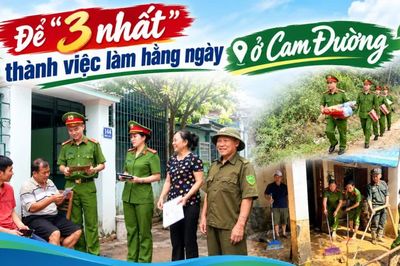 Để "3 nhất" thành việc làm hằng ngày ở Cam Đường