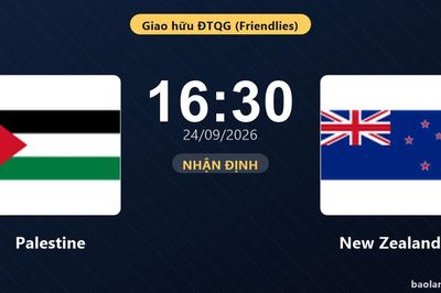 Nhận định Palestine vs New Zealand: Cuộc đấu của hai hàng thủ