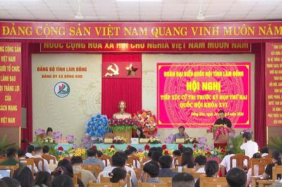 Đại biểu Quốc hội tiếp xúc cử tri xã Đồng Kho và xã Bắc Ruộng