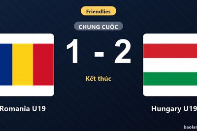 Thống kê trận đấu Romania U19 1-2 Hungary U19: Hungary U19 ngược dòng ngoạn mục