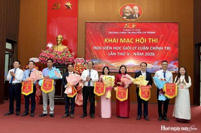 Bảy đội tham gia Hội thi học viên học giỏi lý luận chính trị lần thứ V - năm 2026