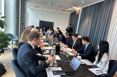 Thứ trưởng Trương Thanh Hoài làm việc với lãnh đạo Tập đoàn Copenhagen Infrastructure Partners (CIP)
