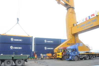 Cần Thơ đón tuyến container trực tiếp Nam Ninh, rút ngắn 560km đường thủy