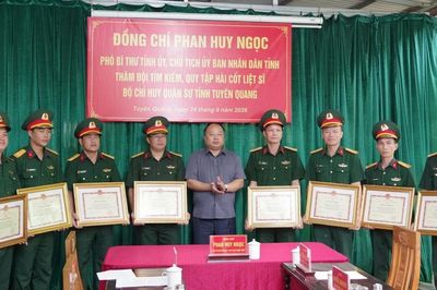 Tuyên Quang tăng tốc tìm kiếm, quy tập hài cốt liệt sĩ trong Chiến dịch 500 ngày đêm