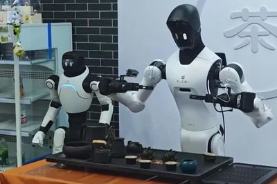 Trung Quốc: Robot trình diễn tại Triển lãm Trung Quốc - ASEAN