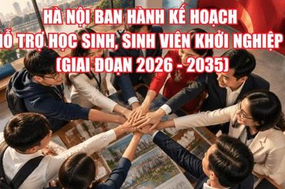 Hà Nội ban hành kế hoạch hỗ trợ học sinh, sinh viên khởi nghiệp (giai đoạn 2026 - 2035)