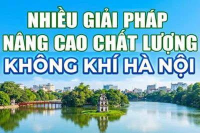 Nhiều giải pháp nâng cao chất lượng không khí Hà Nội