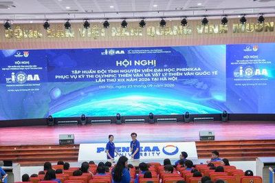 Hơn 200 tình nguyện viên phục vụ IOAA 2026 tại Hà Nội