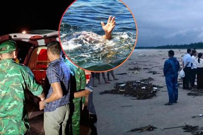 Rủ nhau tắm biển giữa trời mưa, 5 học sinh bị cuốn trôi, 1 em tử vong