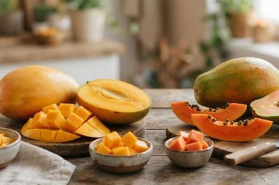Xoài hay đu đủ tốt hơn cho lượng đường trong máu và hệ tiêu hóa?