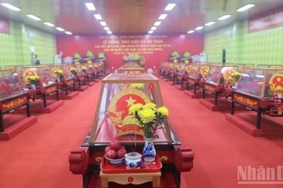 Khánh Hòa: An táng 45 hài cốt liệt sĩ trong Chiến dịch 500 ngày đêm